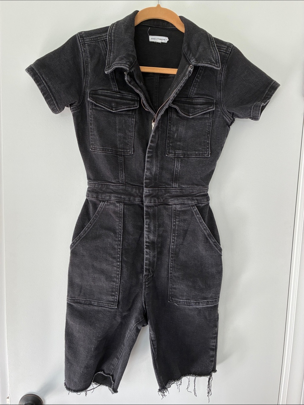 Good American Denim Jumpsuit